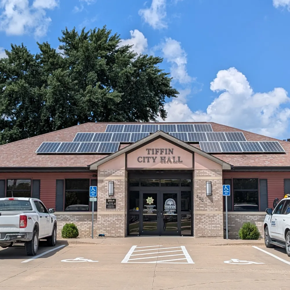 Tiffin City Hall in Tiffin, Iowa