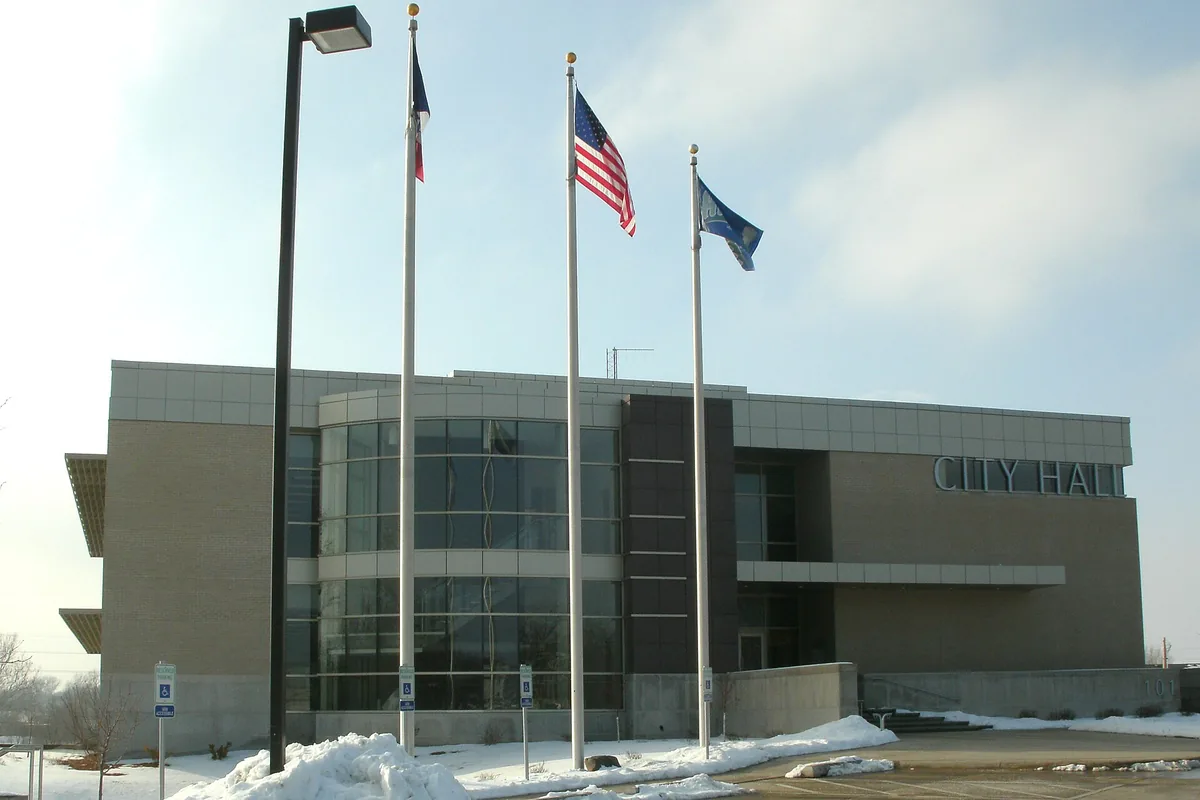 Hiawatha City Hall in Hiawatha Iowa