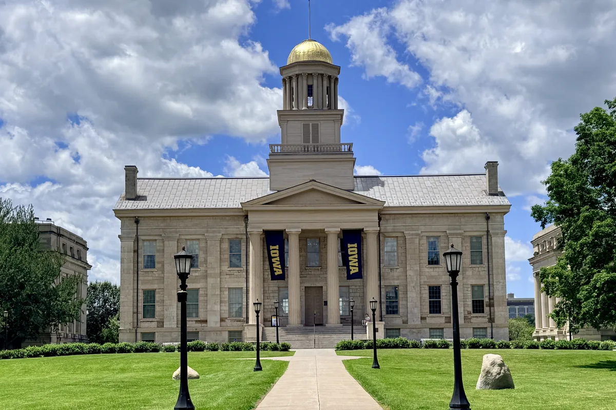 Iowa Old Capitol in Iowa City Iowa